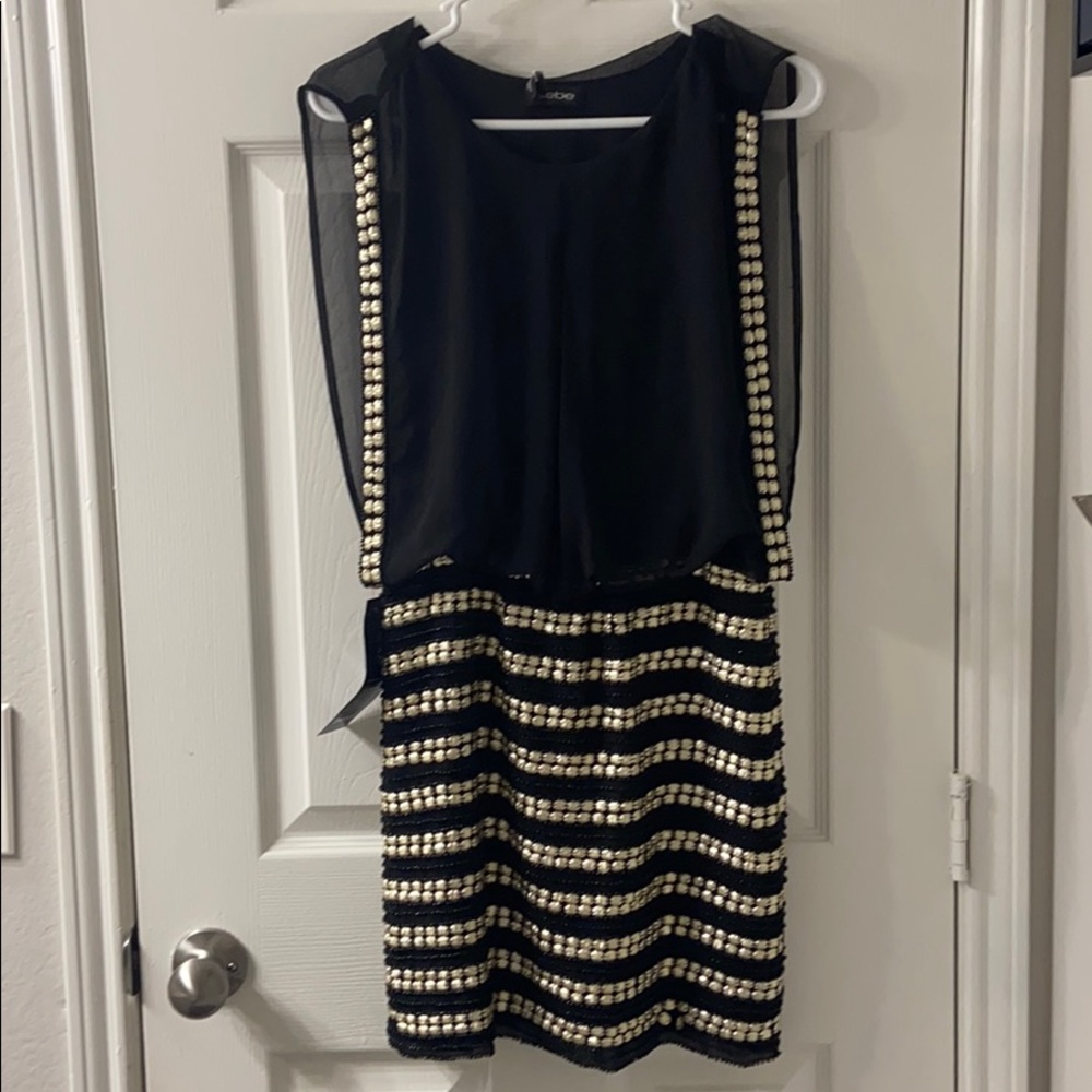Black Sequin Dress